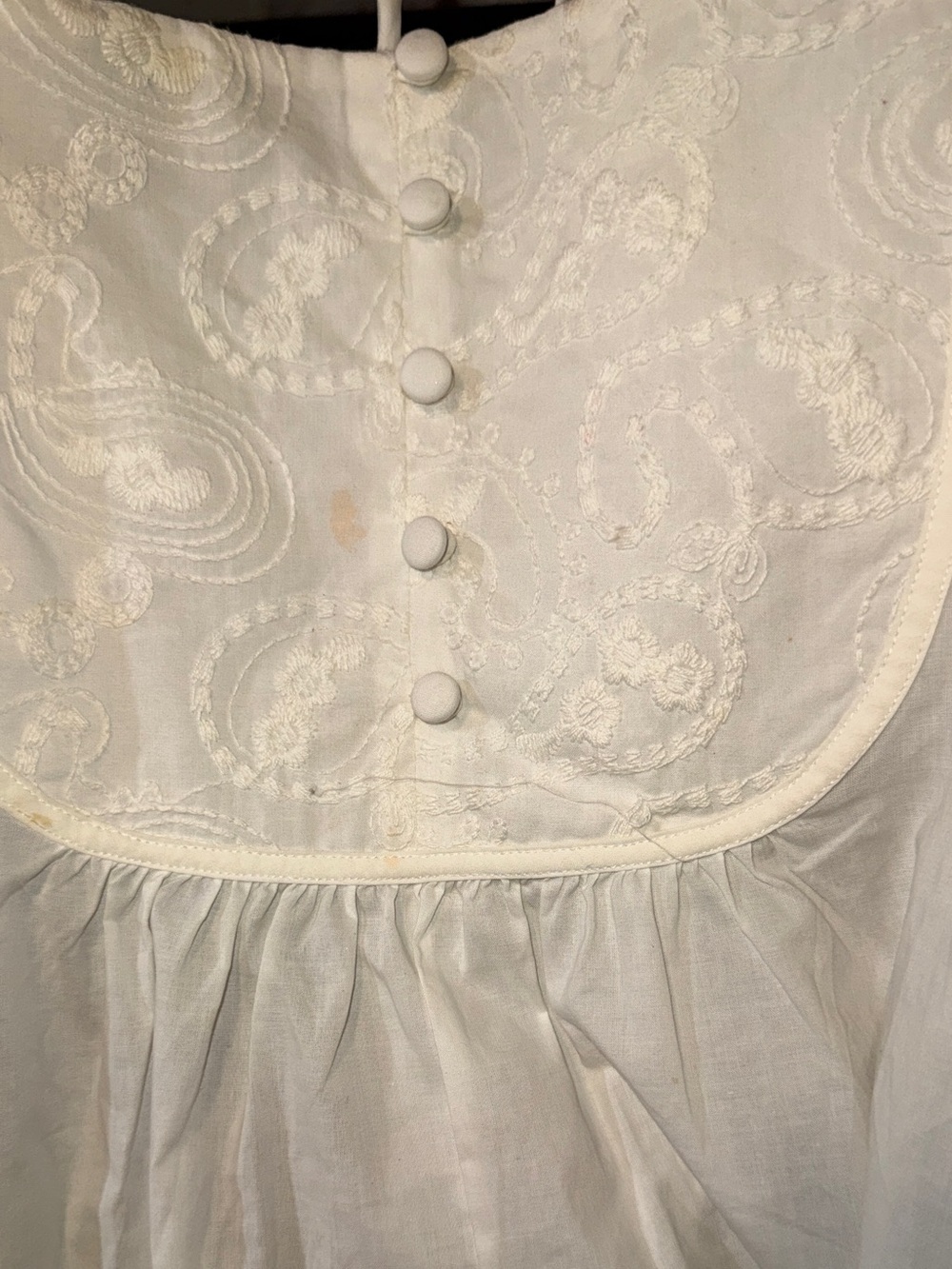 Classic White Embroidered ladies blouse
